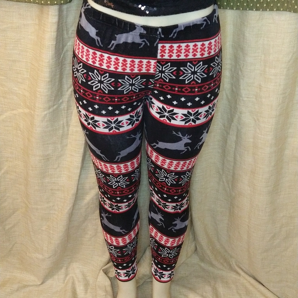 **Soft Christmas print leggings** - Picture 2 of 7